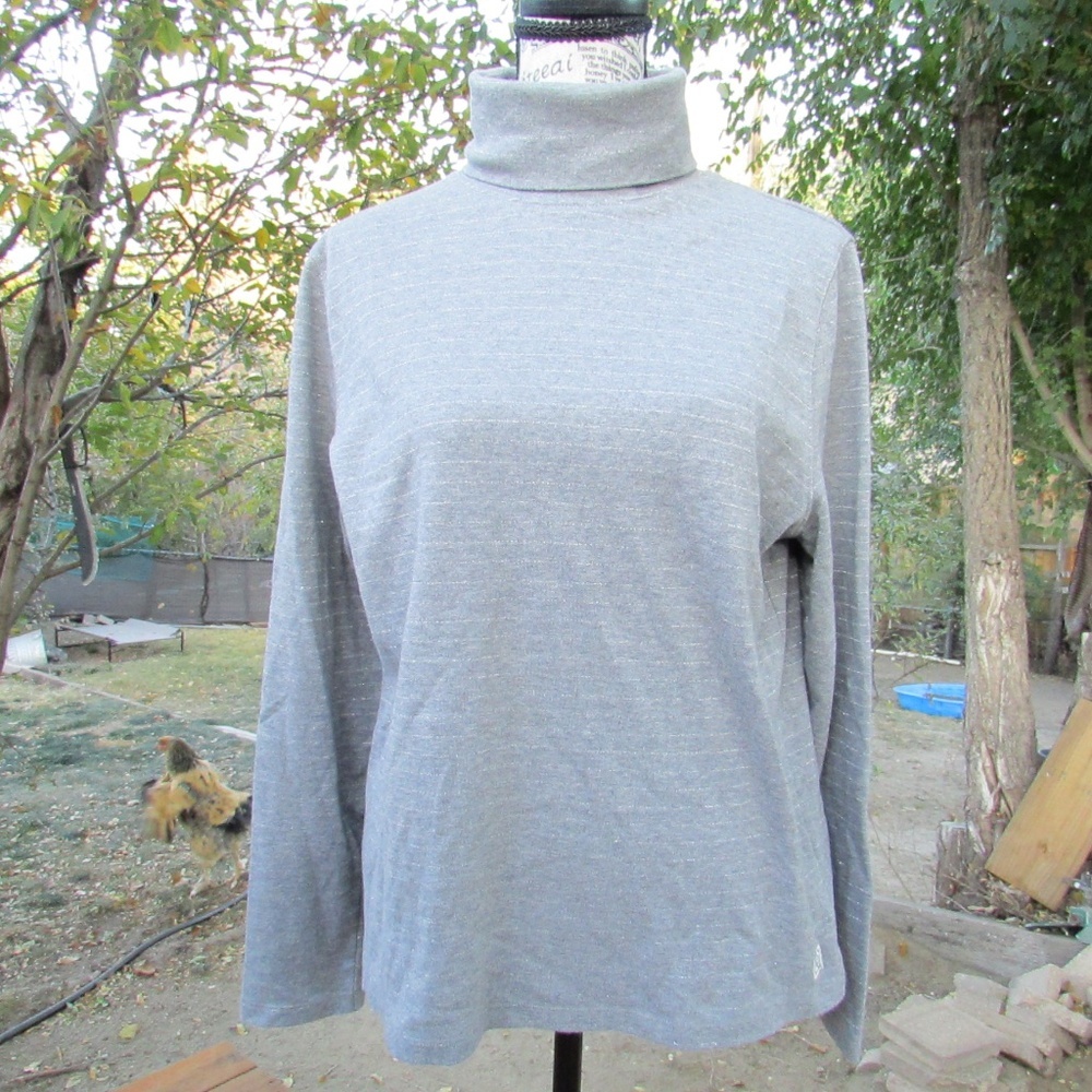 Liz Claiborne Heather Gray Turtleneck